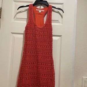 Long dress w/ short under slip